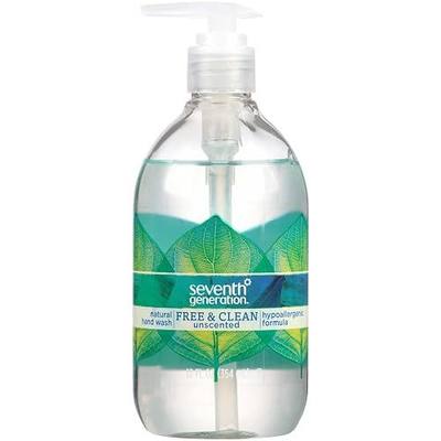 Seventh Generation Liquid Hand Soap Fragrance Free Free & Clean Unscented Hand Soap 12 Fl.oz, Pack of 8