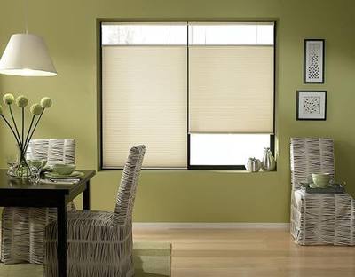 Cordless Top Down Bottom Up Cellular Honeycomb Shades, 33W x 60H, Daylight, Sizes 18-38 Wide
