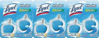 Lysol Hygienic Automatic Toilet Bowl Cleaner, Atlantic Fresh 2 ct (Pack of 3)