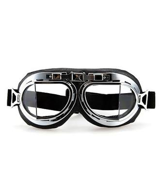 CRG Sports Motorcycle Goggle Aviator Pilot Style Cruiser Scooter Motocross Goggles for Man, Woman, Adult