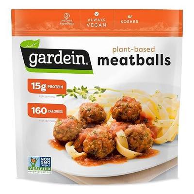 Gardein Classic Meatless Meatballs, Protein Packed Goodness, Ready in 8 Minutes, 12.7 Ounce (Frozen)