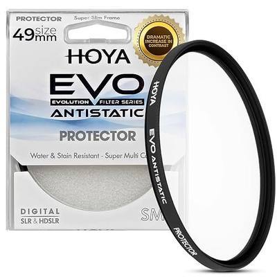 Hoya EVO Antistatic 49mm UV Lens Filter - 16-Layer SMC Coating