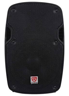 Rockville SPG88 8" Passive DJ PA Speaker, ABS Cabinet, 8 Ohm | 400W Peak, Lightweight 12 lbs, Speakon Input/Output, 100W RMS, 35mm Pole Mount, Floor Monitor Use, Titanium Driver, 2-Way