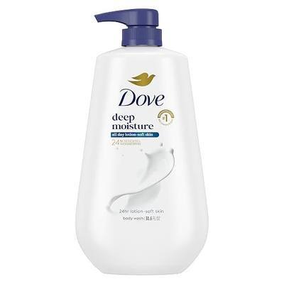 Dove 24hr Lotion Body Wash Deep Moisture, 30.6 oz | Moisturizing body wash with MicroMoisture technology for 24-hour hydration and lotion-soft skin