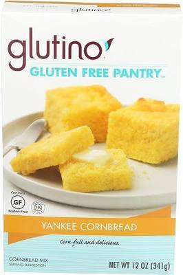 Gluten Free by Glutino Pantry, Baking Mix, Yankee Cornbread, Classic Taste, 12 Ounce
