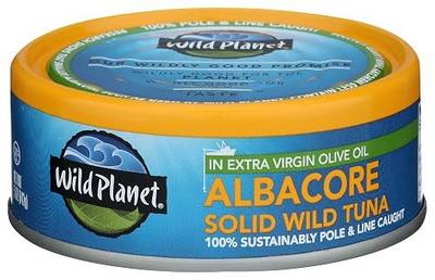 Wild Planet Wild Albacore Tuna in Extra Virgin Olive Oil, 5 oz