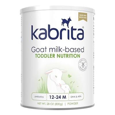 Kabrita Goat Milk-Based Toddler Nutrition Drink, 12–24 Months, Gentle & Easy to Digest, Clean Label Project Certified, Supports Gut Health, Immunity & Brain Development 28oz (Pack of 1)