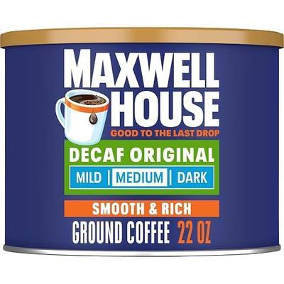 Maxwell House Decaf Original Medium Roast Ground Coffee (22 oz Canister)
