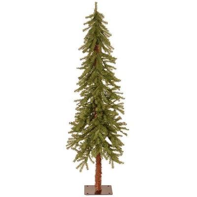 National Tree Company 5ft Unlit Hickory Cedar Artificial Christmas Tree | 371 Tips, Metal Plate Base, Green
