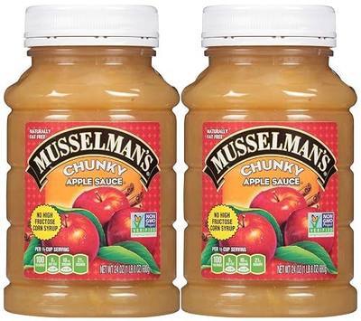 Musselman's CHUNKY Apple Sauce (Pack of 2) 24 oz Jars