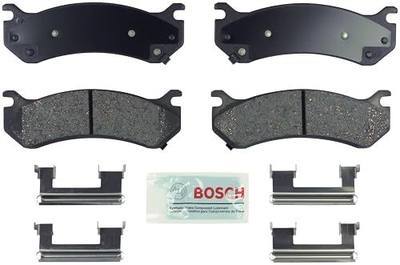BOSCH BE785H Blue Ceramic Disc Brake Pad Set With Hardware - Compatible With Select Cadillac Escalade; Chevrolet Avalanche, Express, Silverado, Suburban, Tahoe; GMC Savana, Sierra, Yukon, XL + More