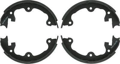 Bosch Automotive BS741 Blue Parking Brake Shoe Set - Compatible With Select Chevrolet Corvette