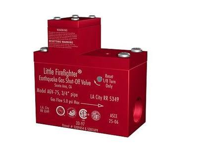 Firefighter Gas Safety AGV-75 3/4" Horizontal Valve