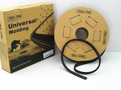 Windshield Auto Glass Universal Molding Flexible Trim Rubber 19mm 15 FT UM1913BR