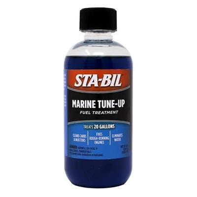 STA-BIL Marine Tune-Up Fuel Treatment – Cleans Carburetors and Injectors – Fixes Rough Running Engines – Eliminates Water – Treats up to 20 Gallons – 8 oz. (22313), Blue, 8oz | Treats 20 gallons. Cleans fuel systems, removes water, and restores performance.