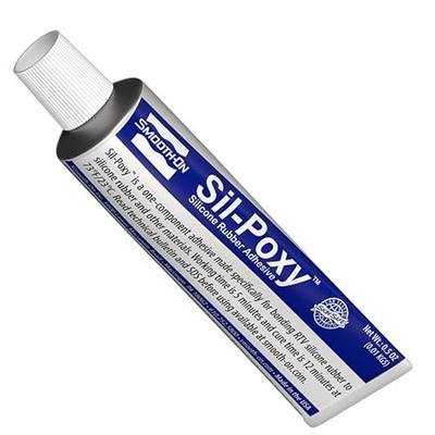 Smooth-On SIL-Poxy™ Rubber Silicone Adhesive, 0.5 oz Tube – Flexible RTV Silicone Glue for Silicone Rubber Repair & Bonding, Strong Waterproof Sealant (Packaging May Vary) | Silicone Glue for Silicone Rubber Repair & Bonding, Strong Waterproof Sealant (Packaging May Vary)