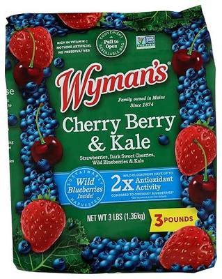 Wymans Of Maine, Strawberry Blueberry Cherry Kale, 48 Ounce