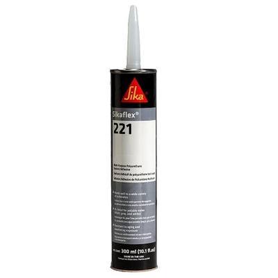 Sikaflex-221 Multi-Purpose Polyurethane Sealant/Adhesive, 10.1 fl oz, Black – Permanent Elastic Seal, Sandable & Paintable, Non-Corrosive, Bonds to Metal, Plastics & More | Bonds to metals, plastics and coatings, sandable and paintable elastic seal, NSF approved for drinking water systems