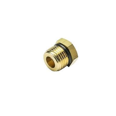 GlowShift 5/8-18 UNF Male to 1/8-27 NPT Female Gauge Sensor Sender Thread Adapter Reducer