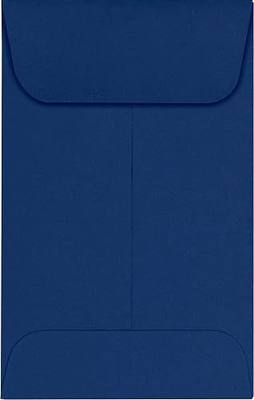 LUXPaper #1 Coin Envelopes in 80 lb. Navy, Envelopes for Coin Collections, Stamps, and More, w/Moistenable Glue, 250 Pack, Envelope Size 2 1/4 x 3 1/2 (Blue)