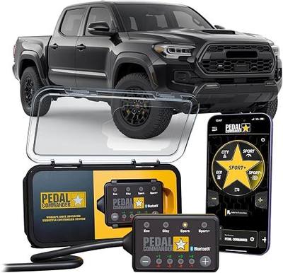 PEDAL COMMANDER for Toyota Tacoma 2005-2023 Throttle Response Controller - Plug-and-Play App Control, 36 Settings 4 Modes, Anti-Theft - Off Road Performance Part - Tacoma Accessories TRD Mods
