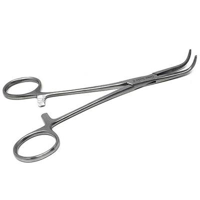 STAINLESS STEEL RIGHT ANGLE MIXTER HEMOSTAT FORCEPS FINE POINT (HTI BRAND)
