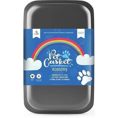Pet Memory Shop Caring Series Pet Casket – Safe, Durable & Elegant Burial Box for Dogs, Cats & Pets – Loving Memorial & Pet Loss Gift –Ideal for Honoring Pet’s Memory – Small Size (Black)