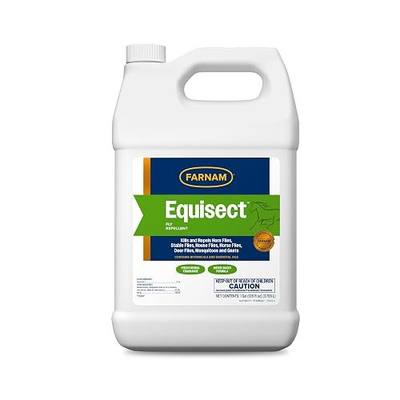 Farnam Equisect Natural Fly Spray for Horses, Dogs and Cats, Fly Repellent,128 Oz Refill