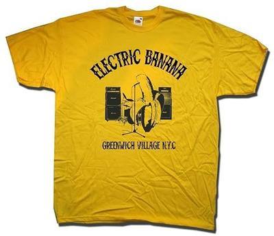 Electric Banana T Shirt - A Tap Inspired Rock Design