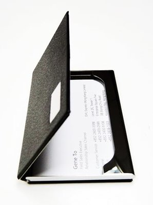 Tapp Collections Business Name Card Holder PU Leather Magnetic Case