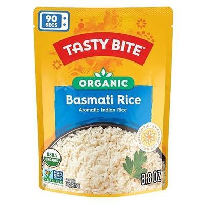 Tasty Bite Organic Basmati Rice, 8.8 Ounce, Ready to Eat, Microwavable, Vegan, Gluten-Free