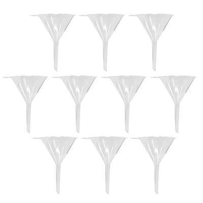EISCO 10PK Filter Funnels, 3" - Polyethylene Plastic - Resistant to Acids & Alkalis - Great for Laboratory, Classroom or Home Use