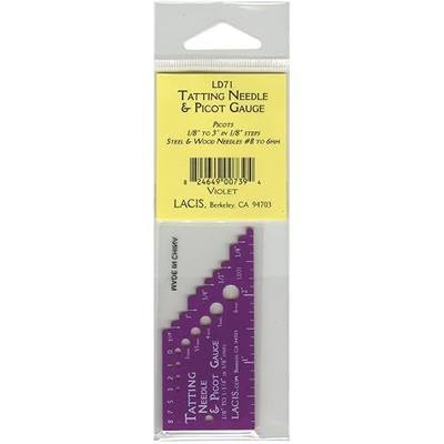 Lacis Tatting Needle and Picot Gauge