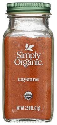 Simply Organic, Cayenne Organic, 2.5 Ounce