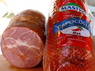 Mastro Hot Capocollo 1 Pound Sliced