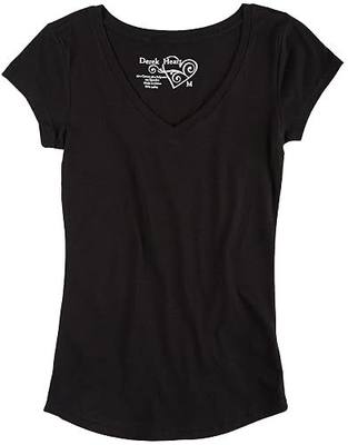 Derek Heart Juniors' V-Neck Basic T-Shirt