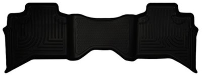 Husky Liners Weatherbeater Floor Mats | Fits 2002-2008 Dodge Ram 1500 Quad CAB ONLY & 2003-2009 Ram 2500/3500 Quad Cab Only | 2nd Row, 1-pc Black - 19011