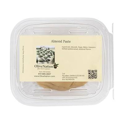 OliveNation Almond Paste - 8 oz | Ready to Use Creamy Smooth Almond Paste for Flavoring & Filling Cakes, Cookies, Confectionery, Candy, Baked Goods, Molding
