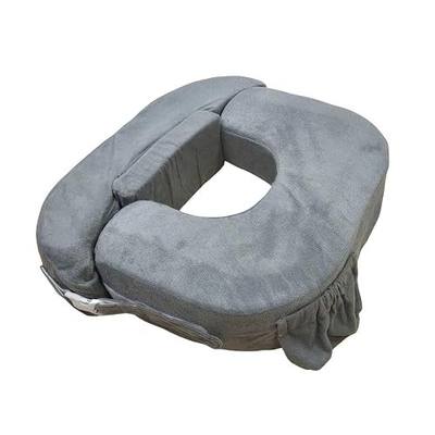 My Brest Friend Twin Nursing Pillow, Enhanced Comfort - Evening Gray