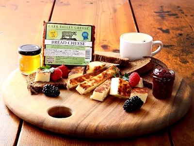 Carr Valley Bread Cheese® 3-Pack | (3) 6 oz Pieces | Authentic Wisconsin Heat & Eat Grilling Cheese (Original)