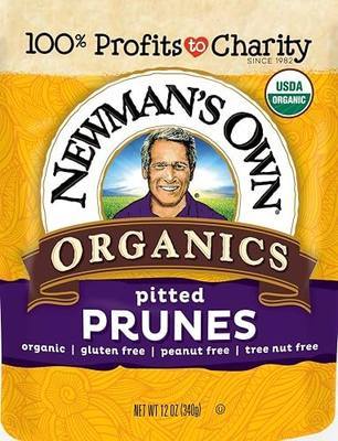 Newman's Own Organics Pitted Prunes 12-Ounce (Pack of 12)