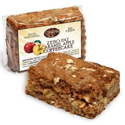 Simply Scrumptous Fat Free Caramel Apple Coffee Cakes