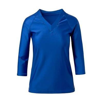 UV SKINZ V-Neck Sun and Swim Shirt for Women with UPF 50+ Sun Protection – Rashguard, Modest Swim Top, Swim Tees