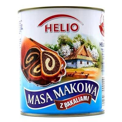 Helio Poppy Seed Filling (Masa Makowa) 29.99 Oz/850 g