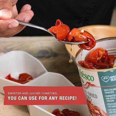 G Greci Semi-Dried Tomatoes in Oil 27.5 oz (780 g) | Authentic Italian Soft Sun-Dried, Oven-Roasted and Preserved in Sunflower Oil, Gourmet Pronto Fresco Line, Product of Italy