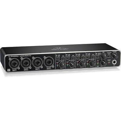 Behringer U-PHORIA UMC404HD Audiophile 4x4, 24-Bit/192 kHz USB Audio/MIDI Interface with Midas Mic Preamplifiers