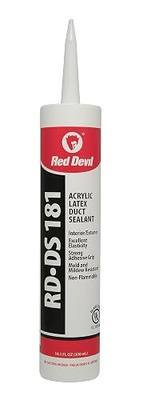 Red Devil 0846DS RD-DS 181 Acrylic Latex Duct Sealant, 10.1 oz, Gray, 1 Pack