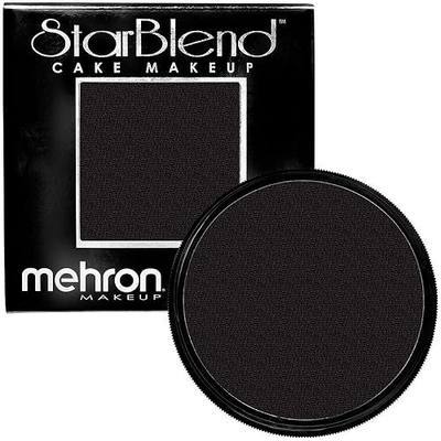 Mehron Makeup StarBlend - BLACK, Wet/Dry Pressed Powder Face Paint