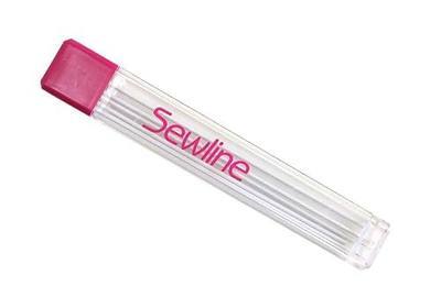 Sewline Lead Refill White – 6-Pack Ceramic Fabric Pencil Leads for Trio Mechanical Pencils