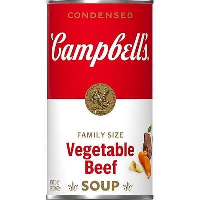 Campbell's Condensed Family Size Vegetable Beef Soup, 23 Oz